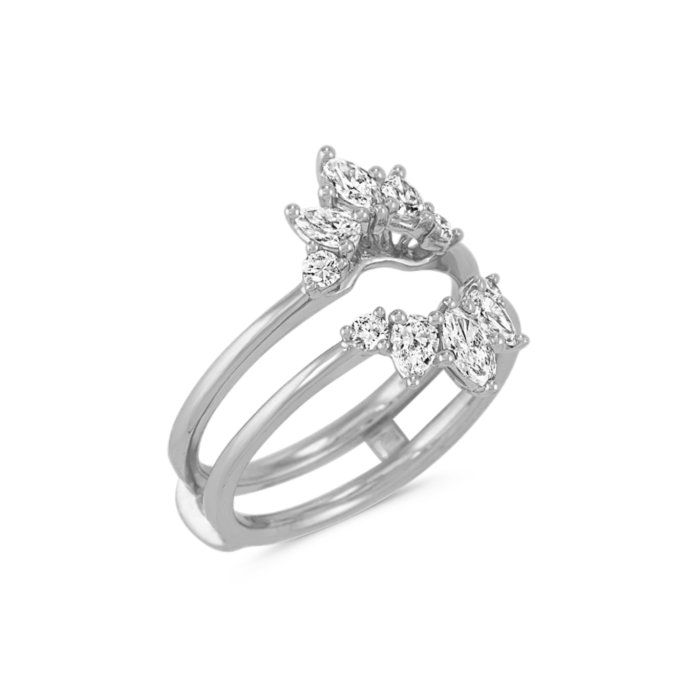 Floral Diamond Ring Guard Shane Co.