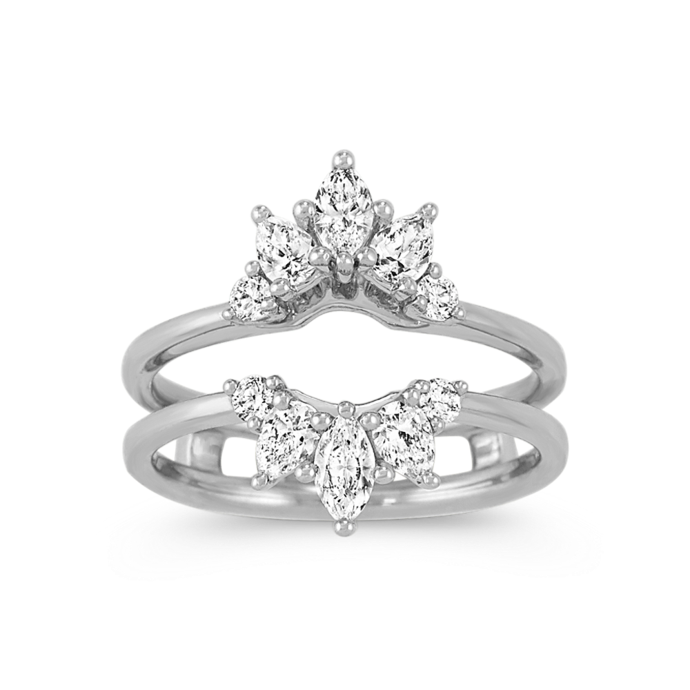 Floral Diamond Ring Guard Shane Co.