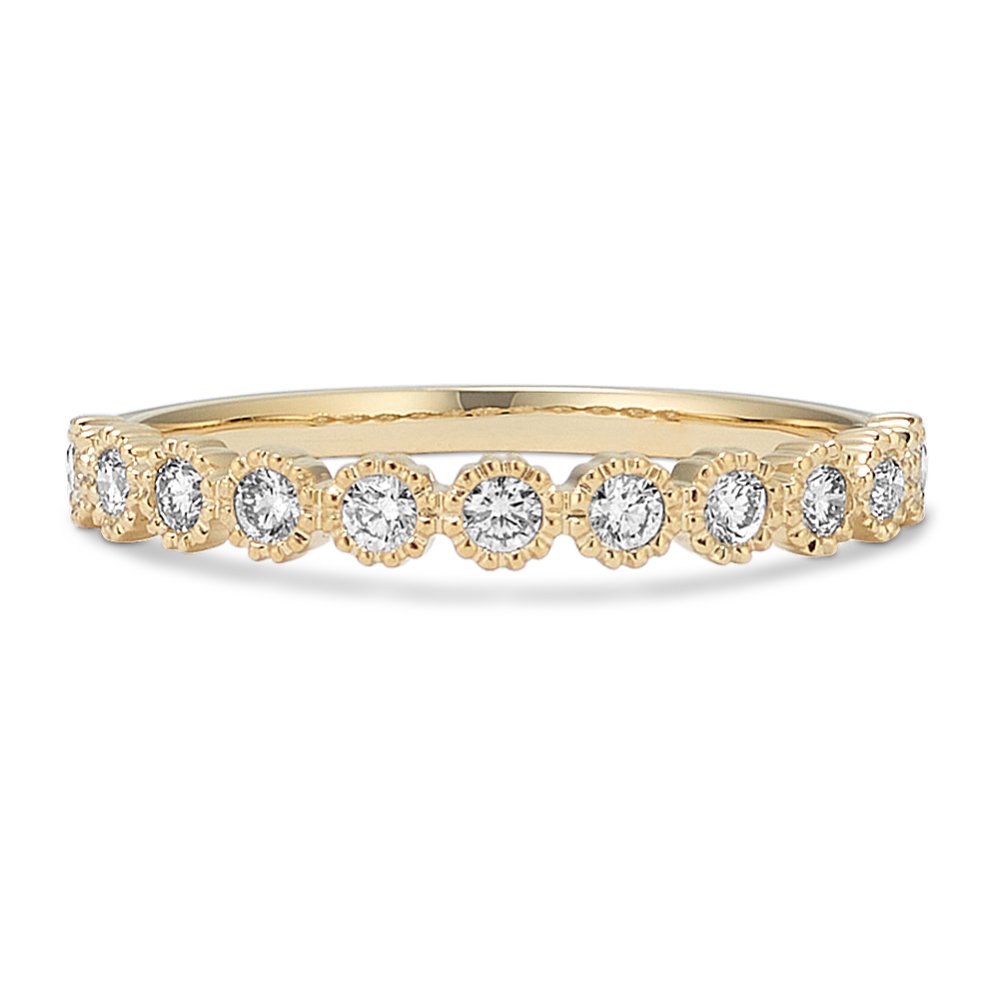 Flower-Crown Diamond Band