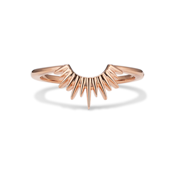 Fringe 14K Rose Gold Contour Band