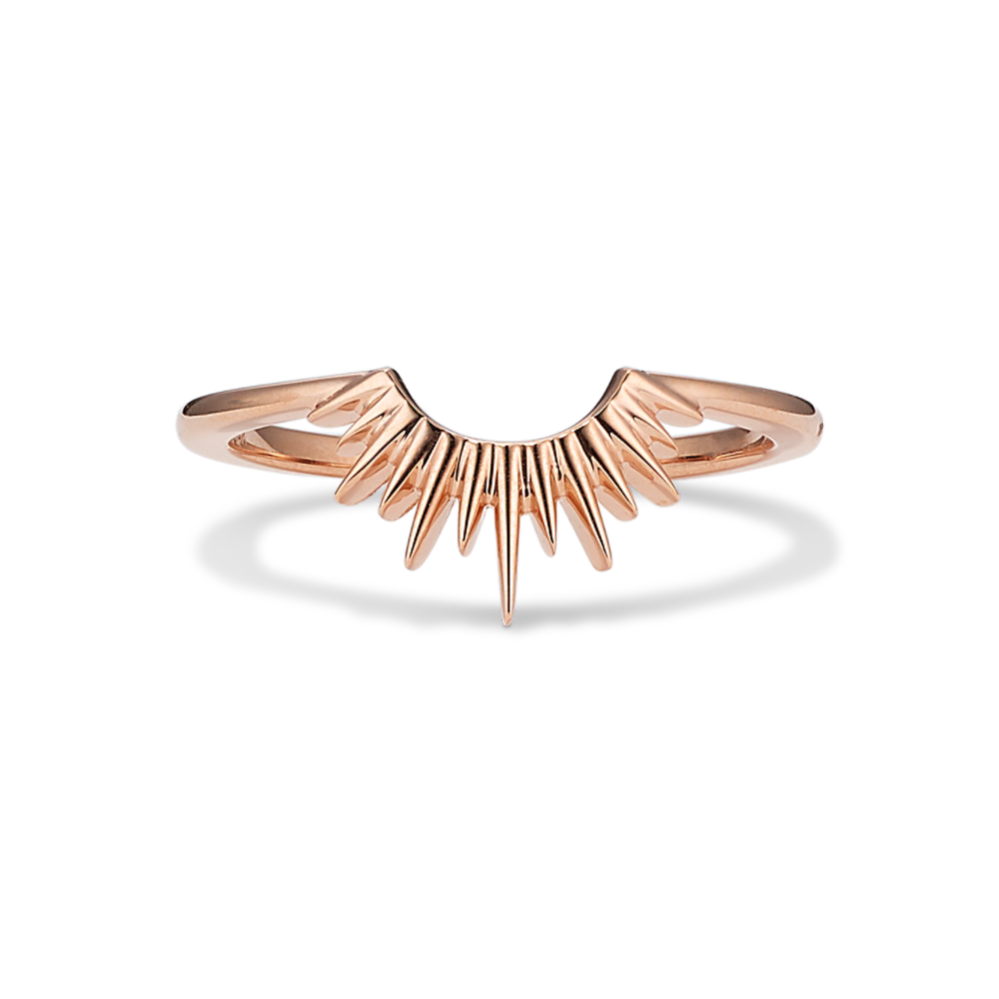 Fringe 14K Rose Gold Contour Band