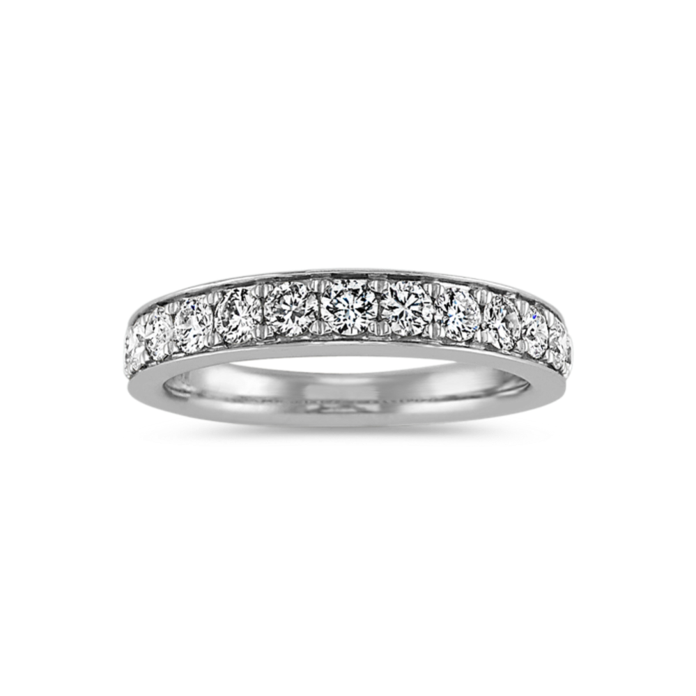 Alicia Diamond Pave Band in Platinum