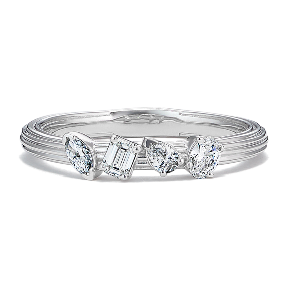 Groove Four-Stone Lab-Grown Diamond Ring