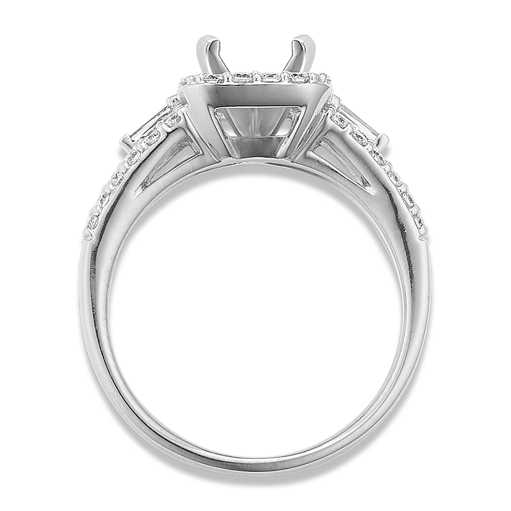 Halo Diamond Engagement Ring Shane Co.