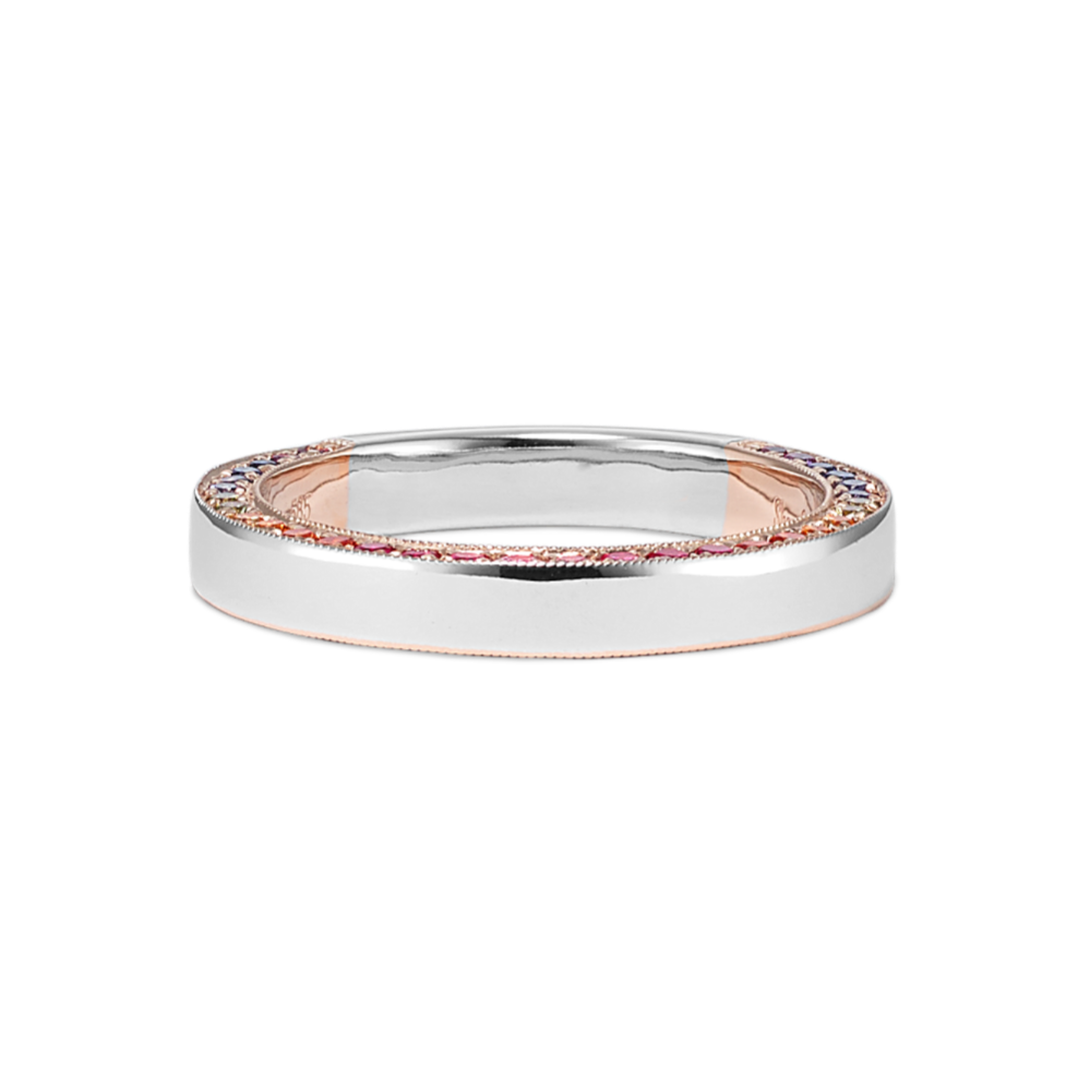 Hidden Rainbow Sapphire Band