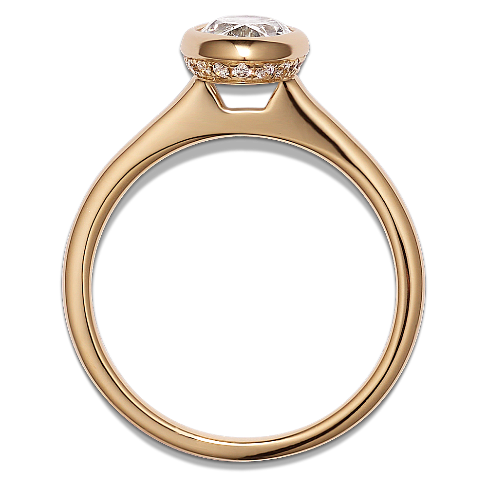Honey 1 ct. Bezel-Set Diamond Engagement Ring | Shane Co.