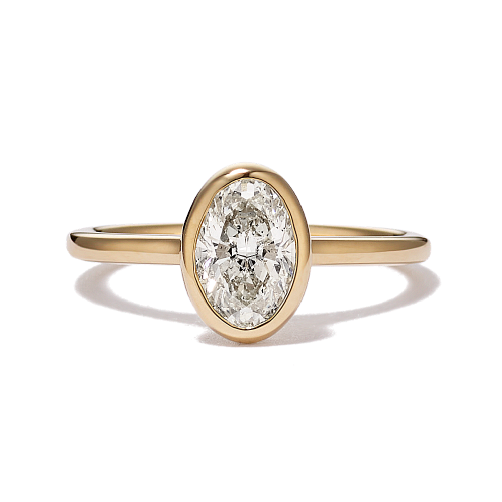 Honey 1 ct. Bezel-Set Diamond Engagement Ring
