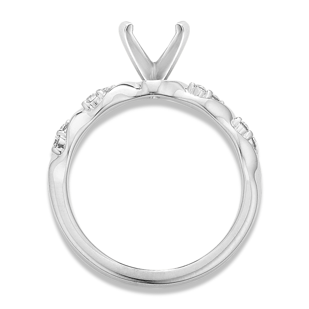 Infinite Love Engagement Ring in White Gold | Shane Co.