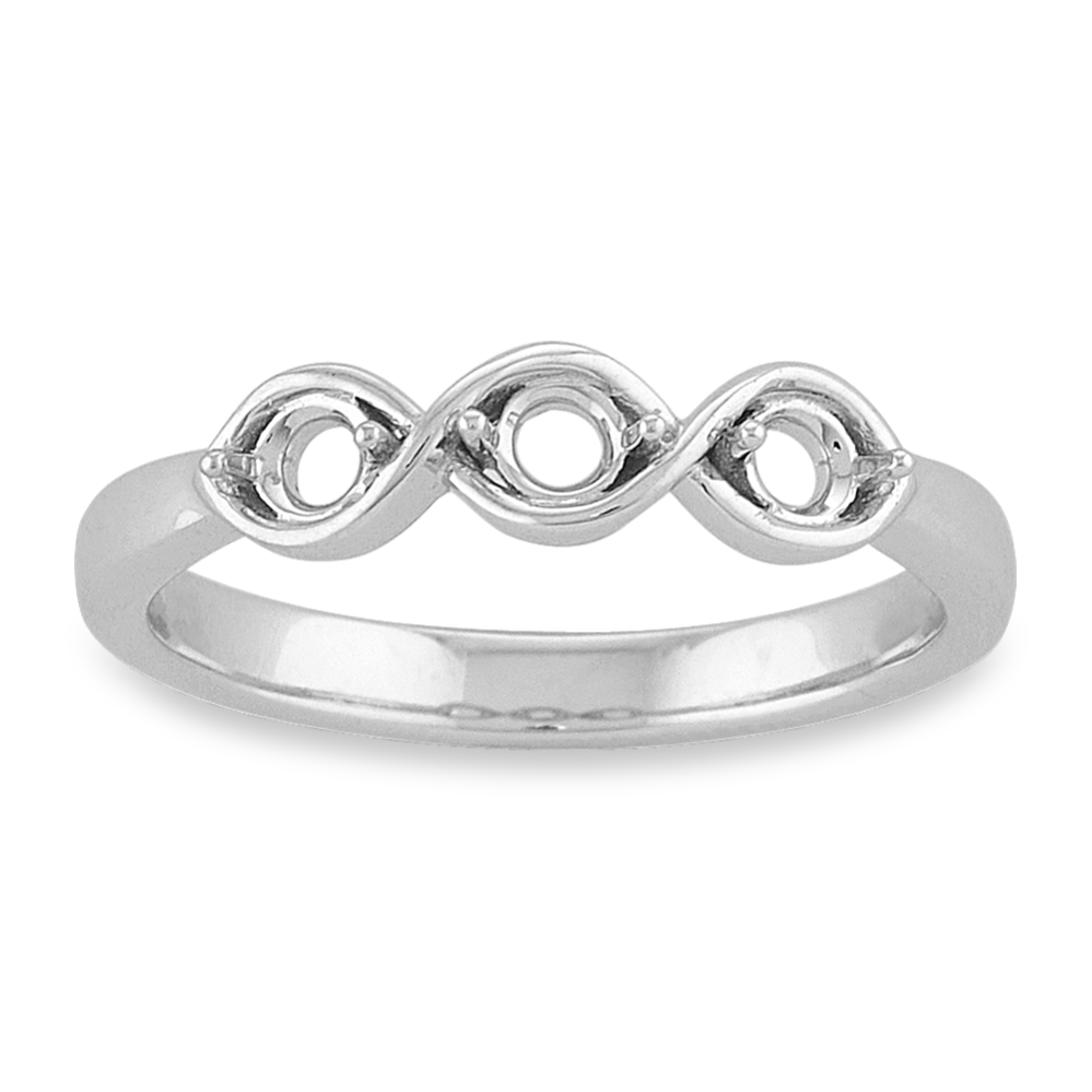 Infinite Love Ring in White Gold