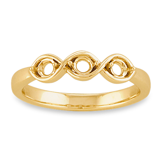 Eternal Twist Pick-Your-Gems Ring