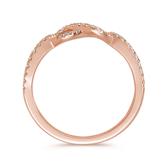 Infinity Diamond Ring in 14k Rose Gold | Shane Co.