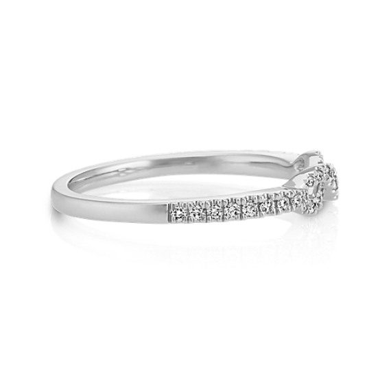 Infinity Diamond Ring in 14k White Gold | Shane Co.