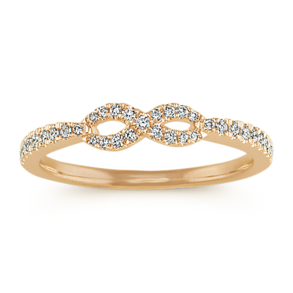 Infinity Diamond Ring in 14k Yellow Gold | Shane Co.