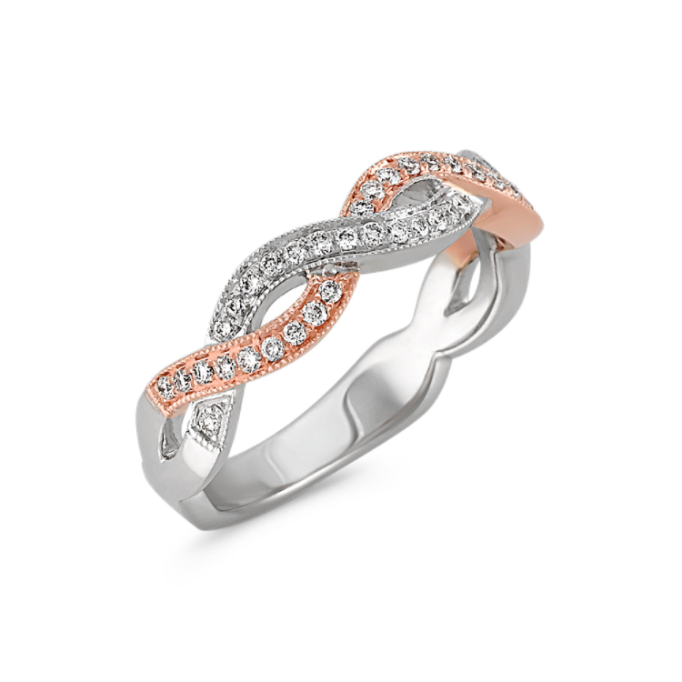 Eqwljwe Women's Infinity Anniversary Wedding Bands