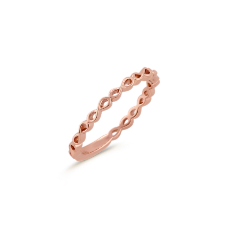 Infinity Stackable Ring in 14k Rose Gold
