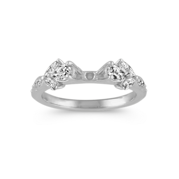 0.9 ct. Natural Diamond Engagement Ring in Platinum