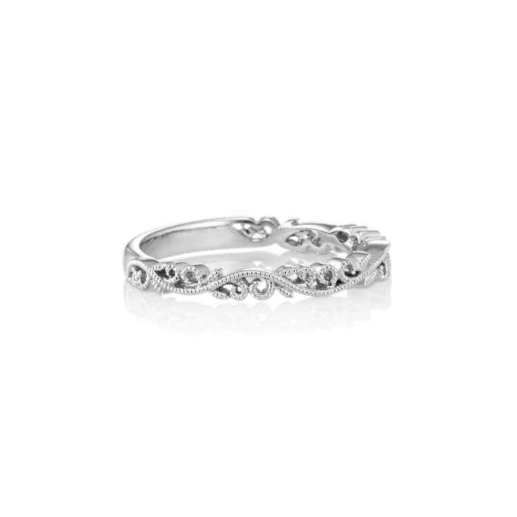 Shane co top platinum wedding band