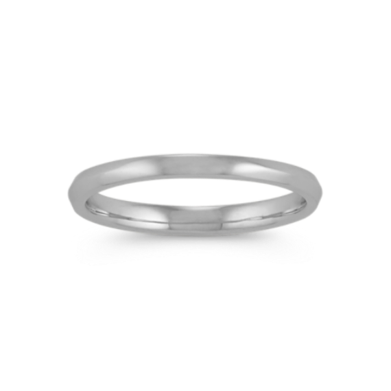 指輪・リング Double Row Knife Edge Band Knife Edge 14K White Gold Band | Shane Co.
