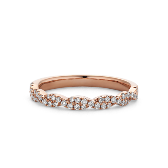 Lace Diamond Pave Infinity Band