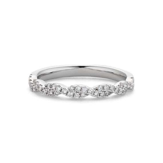 Lace Diamond Pave Infinity Band
