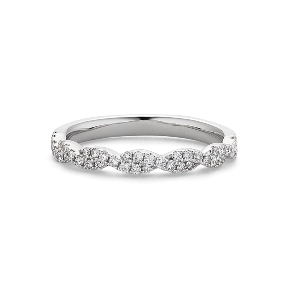 Lace Diamond Pave Infinity Band