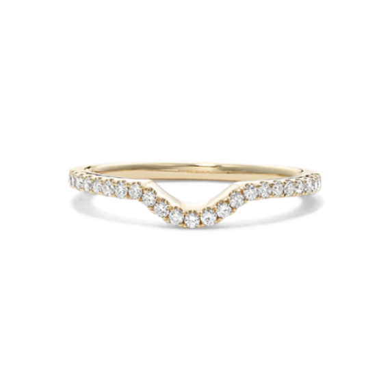 Lexington Diamond Pave Contour Band