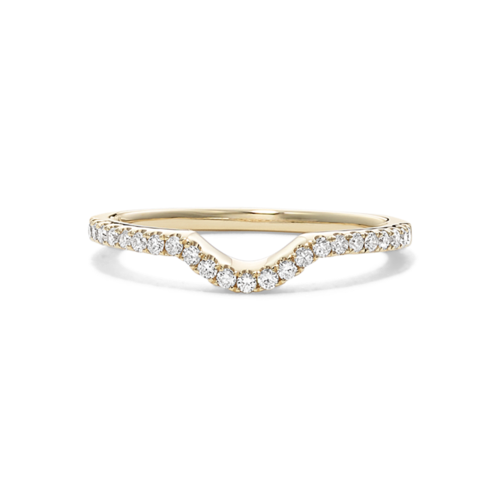 Lexington Diamond Pave Contour Band