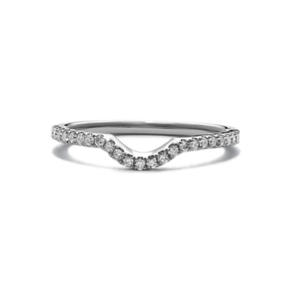 Lexington Diamond Pave Contour Band