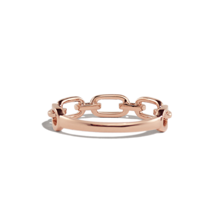Adria Link Ring in 14K Rose Gold
