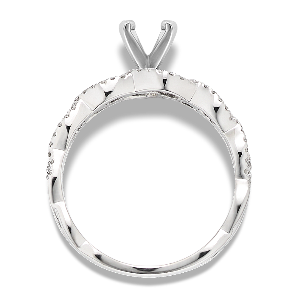 Lyon Infinity Engagement Ring Shane Co.