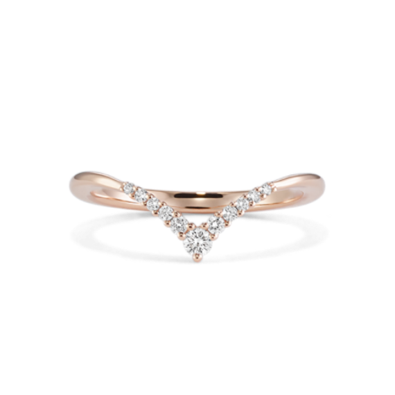Lyra Diamond Chevron Band