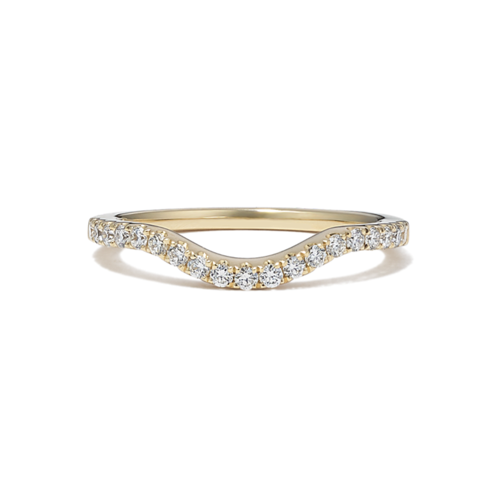 Margot Diamond Pave Contour Band