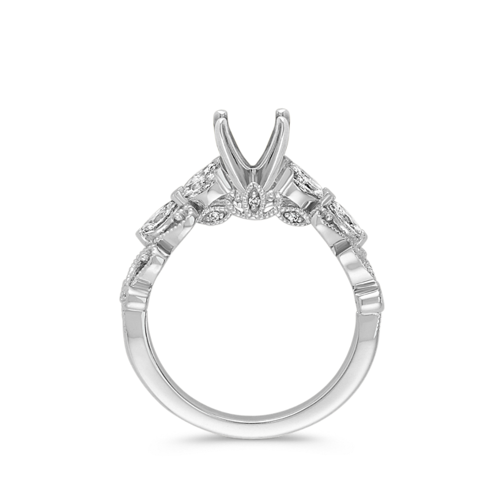 Diamond Vintage Engagement Ring Shane Co.