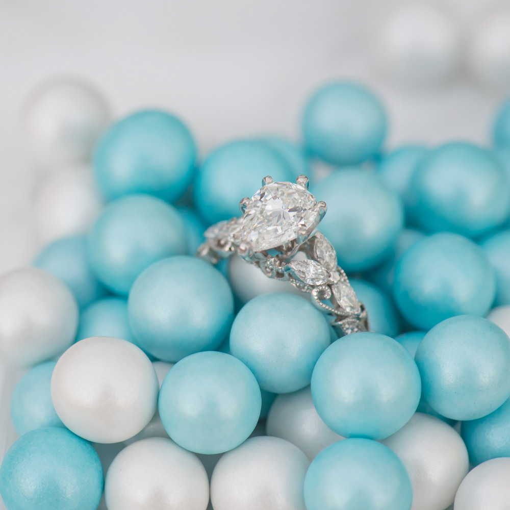 Diamond Vintage Engagement Ring Shane Co.