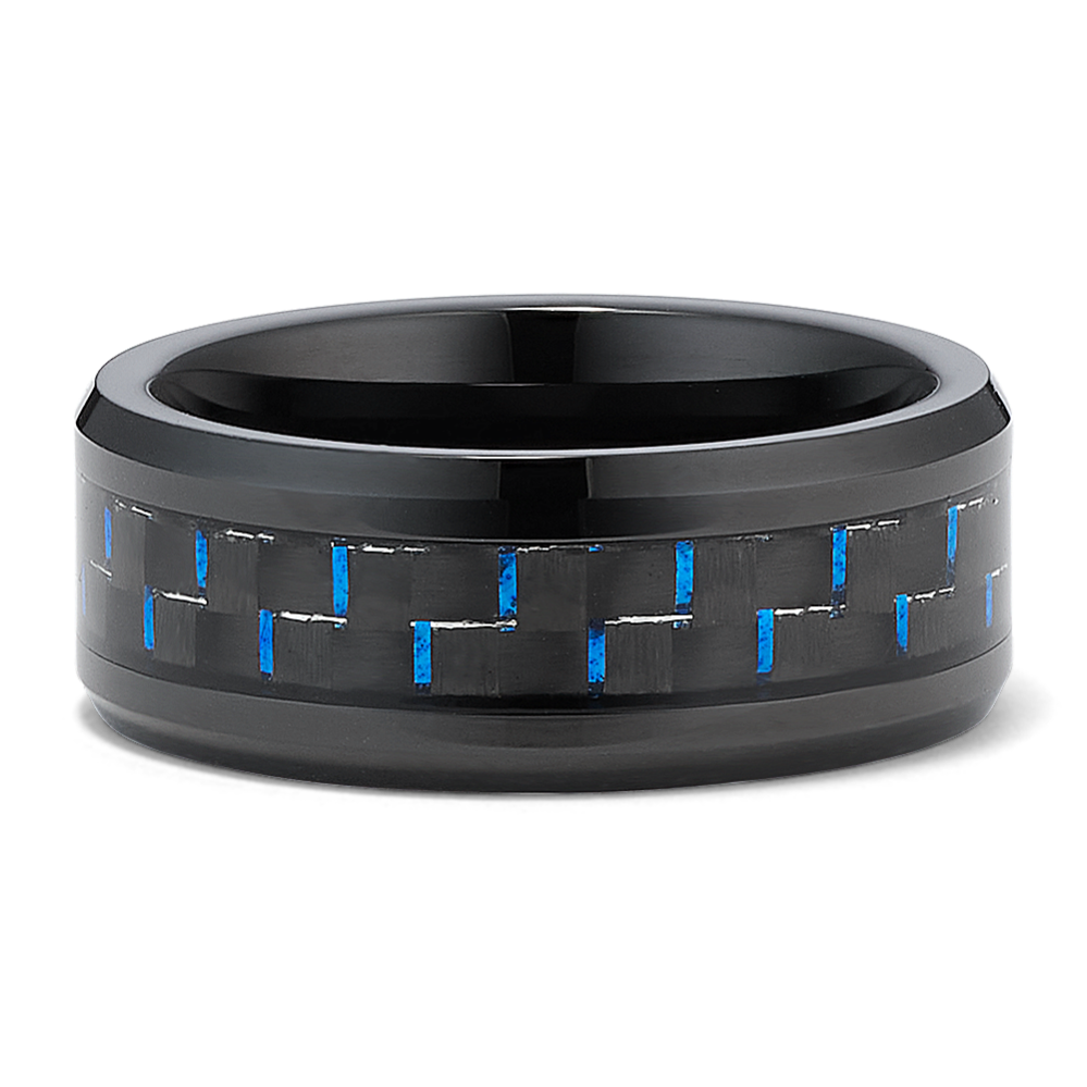 Black Woven Max-T Titanium Band (8mm)