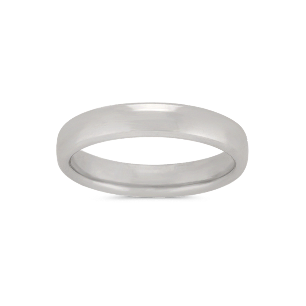 Mens Classic Platinum Wedding Band 4.5mm Shane Co.