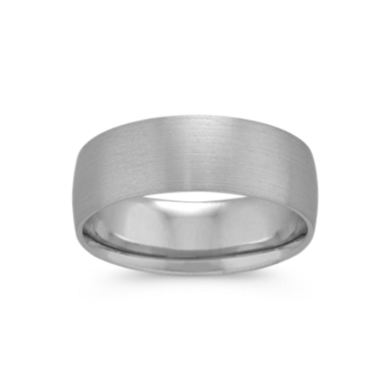 Mens Platinum Wedding Band 7.5mm