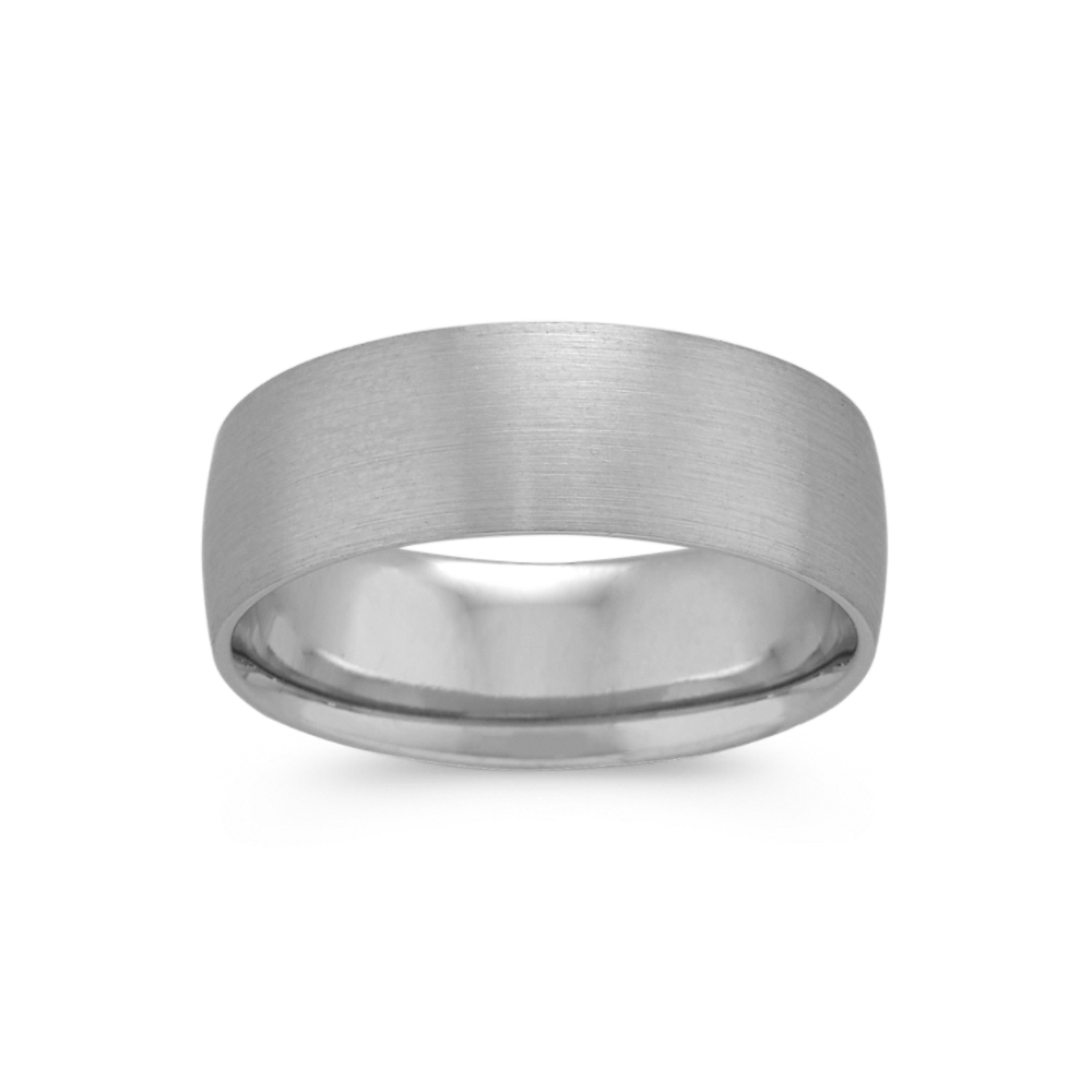 Mens Platinum Wedding Band 7.5mm Shane Co.