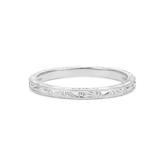Verona 14K White Gold Band