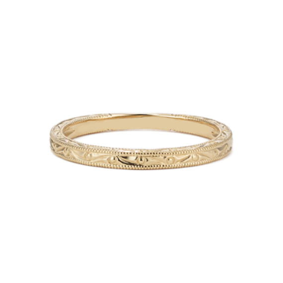 Verona 14K Yellow Gold Band