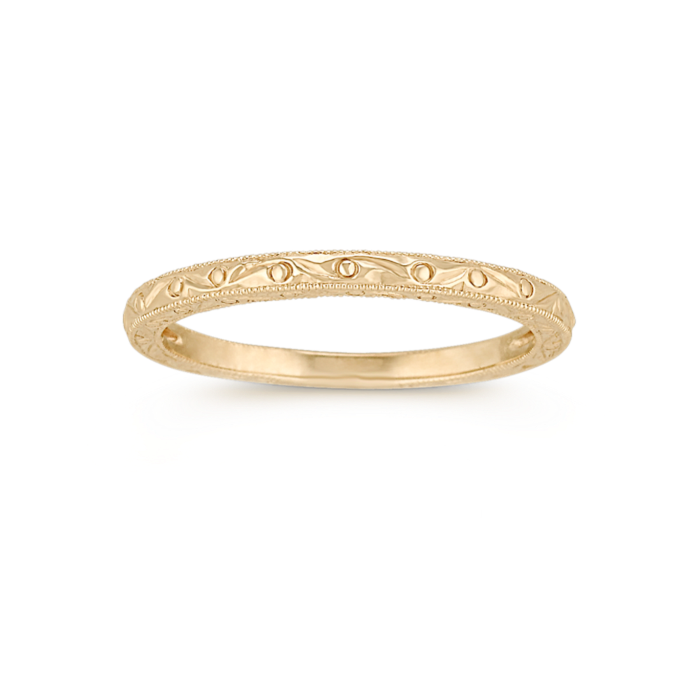 Verona 14K Yellow Gold Band