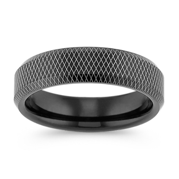 Modern Cobalt Band with Black Ionic Plating (6mm)