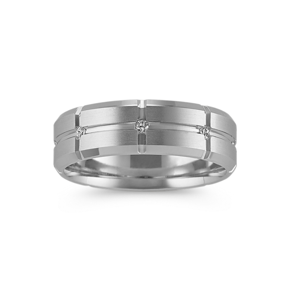 Rex Round Diamond Band (7mm)