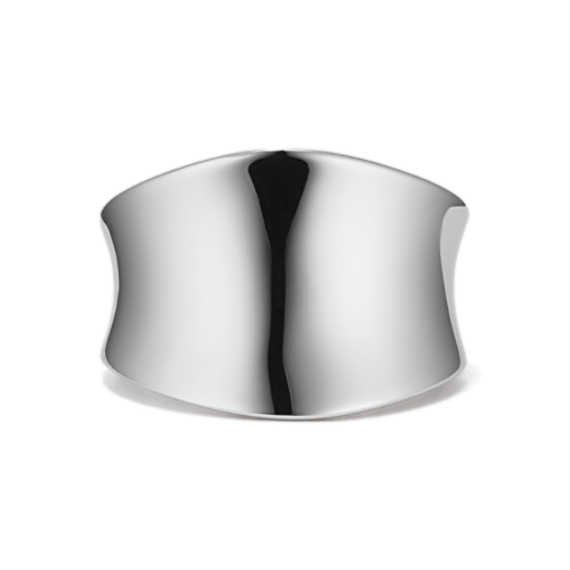 Wide Sterling Silver Ring