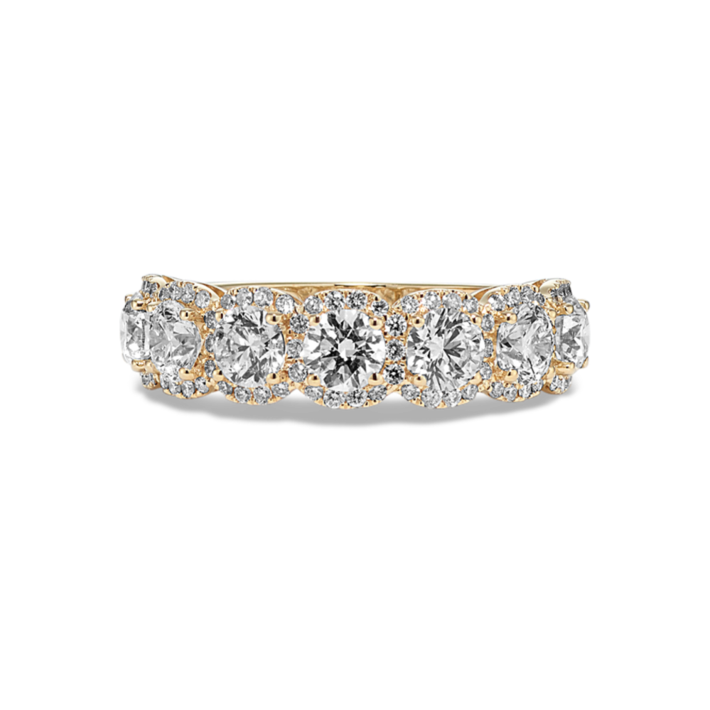 Moondance Multi-Halo Diamond Band