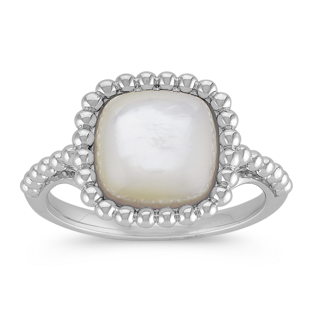 Mother of Pearl Ring in Sterling Silver