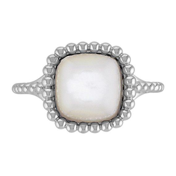 Mother of Pearl Ring in Sterling Silver | Shane Co.