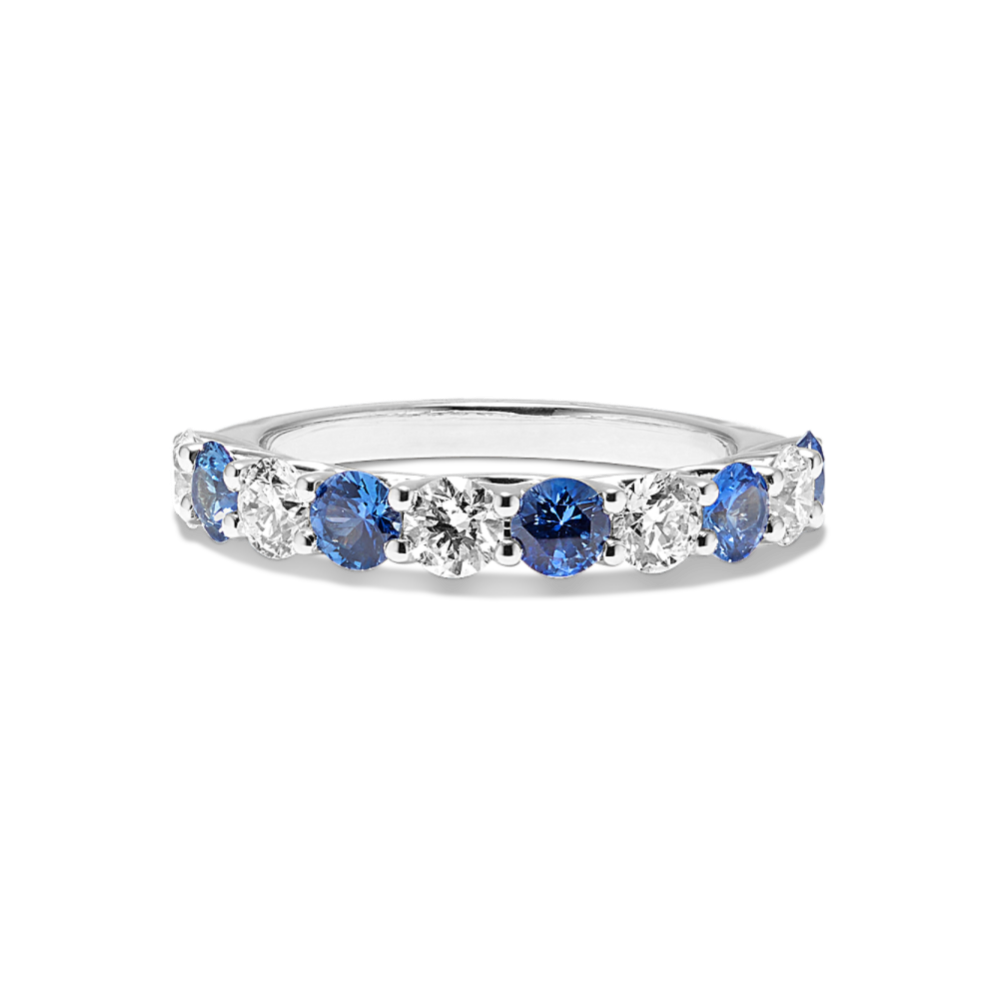 Mystique 1.80 tcw Sapphire & Diamond Band