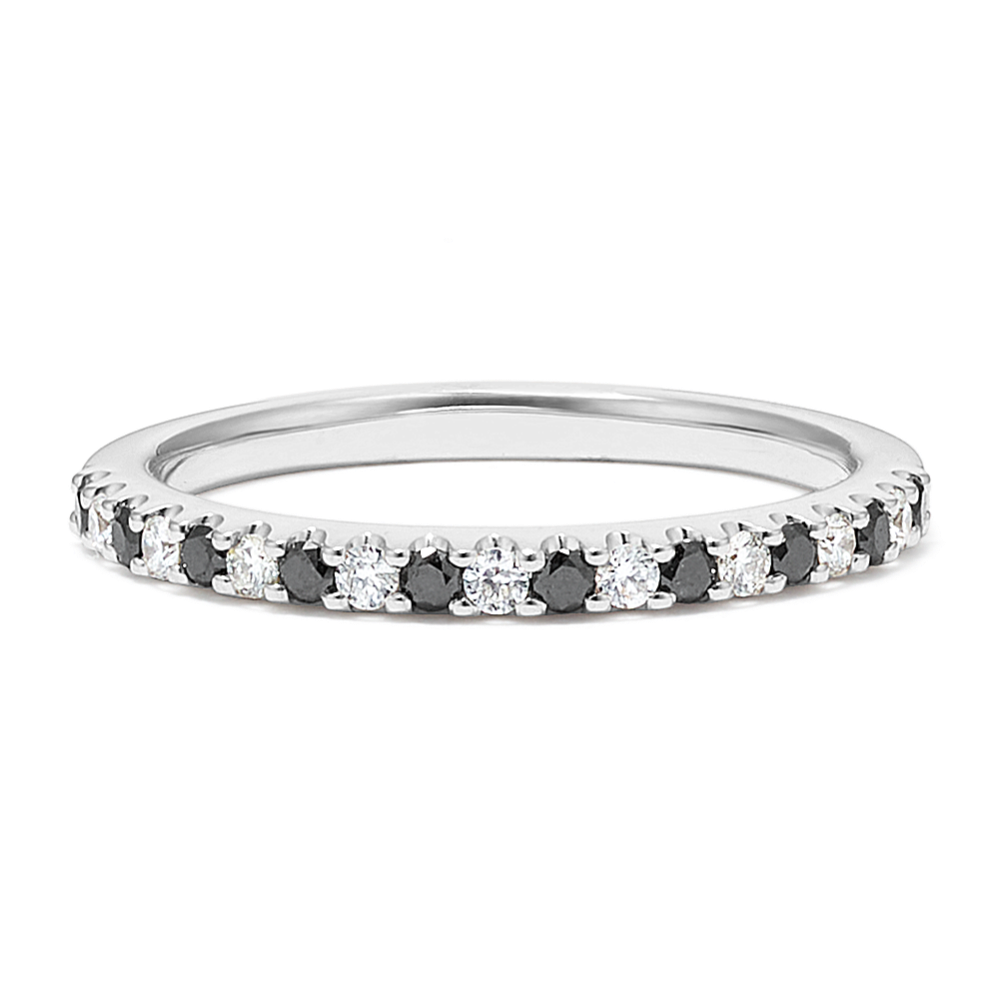 Nightingale Black & White Diamond Band