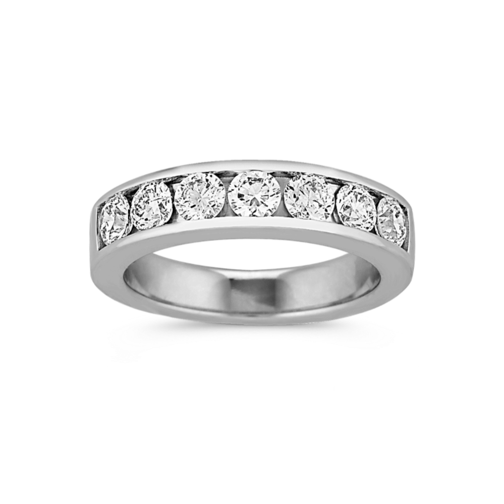 Orchestra Round Diamond Wedding Band